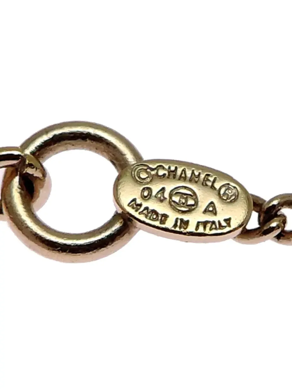 Chanel Cc Logo Pendant Necklace Metal #327557C68B